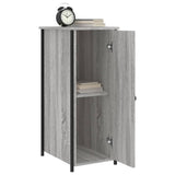 Bedside Cabinets 2 pcs Grey Sonoma 32x42x80 cm Engineered Wood - Top-Down View