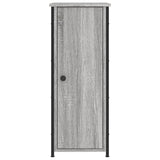 Bedside Cabinets 2 pcs Grey Sonoma 32x42x80 cm Engineered Wood - Rear View