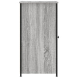 Bedside Cabinets 2 pcs Grey Sonoma 32x42x80 cm Engineered Wood - Low Angle
