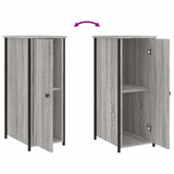 Bedside Cabinets 2 pcs Grey Sonoma 32x42x80 cm Engineered Wood - Extra Image