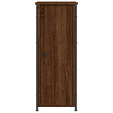 Bedside Cabinet Brown Oak 32x42x80 cm Engineered Wood