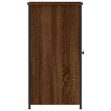 Bedside Cabinet Brown Oak 32x42x80 cm Engineered Wood - Close-Up Angle