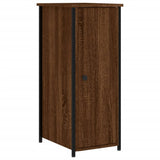 Bedside Cabinets 2 pcs Brown Oak 32x42x80 cm Engineered Wood - 45-Degree Angle