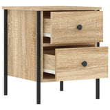 Bedside Cabinet Sonoma Oak 40x42x50 cm Engineered Wood - Top-Down View