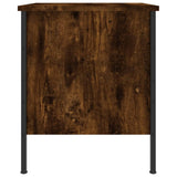 Bedside Cabinets 2 pcs Smoked Oak 40x42x50 cm Engineered Wood - Close-Up Angle