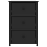 Bedside Cabinet Black 40x36x60 cm Engineered Wood