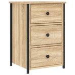 Bedside Cabinet Sonoma Oak 40x36x60 cm Engineered Wood
