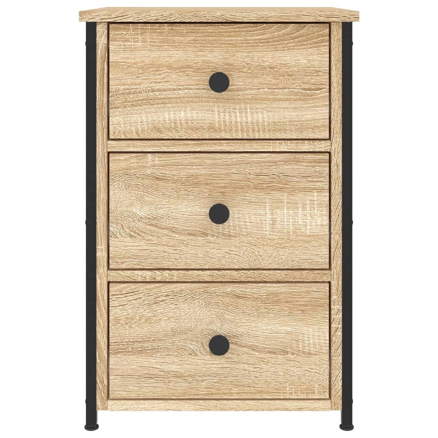 Bedside Cabinets 2 pcs Sonoma Oak 40x36x60 cm Engineered Wood
