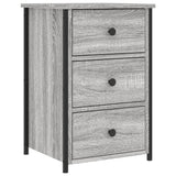 Bedside Cabinet Grey Sonoma 40x36x60 cm Engineered Wood