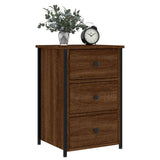 Bedside Cabinet Brown Oak 40x36x60 cm Engineered Wood
