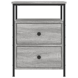 Bedside Cabinet Grey Sonoma 44x45x60 cm Engineered Wood