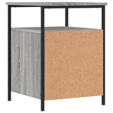 Bedside Cabinet Grey Sonoma 44x45x60 cm Engineered Wood - Low Angle