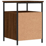 Bedside Cabinet Brown Oak 44x45x60 cm Engineered Wood - 45-Degree Angle