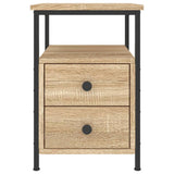 Bedside Cabinets 2 pcs Sonoma Oak 34x35.5x50 cm Engineered Wood