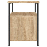 Bedside Cabinets 2 pcs Sonoma Oak 34x35.5x50 cm Engineered Wood - Low Angle
