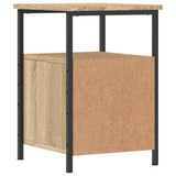 Bedside Cabinets 2 pcs Sonoma Oak 34x35.5x50 cm Engineered Wood - Extra Image