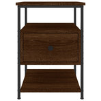 Bedside Cabinets 2 pcs Brown Oak 40x42x56 cm Engineered Wood