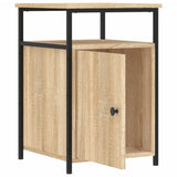 Bedside Cabinet Sonoma Oak 40x42x60 cm Engineered Wood - 45-Degree Angle