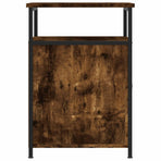 Bedside Cabinet Smoked Oak 40x42x60 cm Engineered Wood