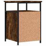 Bedside Cabinets 2 pcs Smoked Oak 40x42x60 cm Engineered Wood - Extra Image