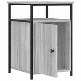 Bedside Cabinet Grey Sonoma 40x42x60 cm Engineered Wood - 45-Degree Angle