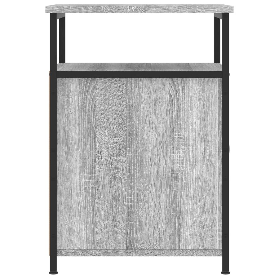 Bedside Cabinet Grey Sonoma 40x42x60 cm Engineered Wood