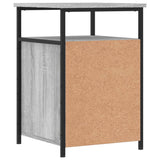 Bedside Cabinet Grey Sonoma 40x42x60 cm Engineered Wood - Low Angle