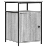 Bedside Cabinets 2 pcs Grey Sonoma 40x42x60 cm Engineered Wood - Side View
