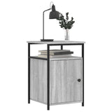 Bedside Cabinets 2 pcs Grey Sonoma 40x42x60 cm Engineered Wood - Top-Down View
