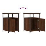 Bedside Cabinets 2 pcs Brown Oak 40x42x60 cm Engineered Wood - Extra Image