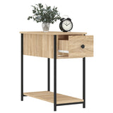 Bedside Cabinet Sonoma Oak 30x60x60 cm Engineered Wood - Top-Down View