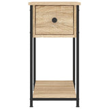 Bedside Cabinet Sonoma Oak 30x60x60 cm Engineered Wood - 45-Degree Angle