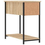 Bedside Cabinet Sonoma Oak 30x60x60 cm Engineered Wood - Low Angle