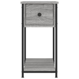 Bedside Cabinet Grey Sonoma 30x60x60 cm Engineered Wood