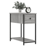 Bedside Cabinets 2 pcs Grey Sonoma 30x60x60 cm Engineered Wood - Side View