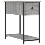 Bedside Cabinets 2 pcs Grey Sonoma 30x60x60 cm Engineered Wood - 45-Degree Angle