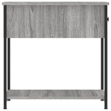Bedside Cabinets 2 pcs Grey Sonoma 30x60x60 cm Engineered Wood - Low Angle