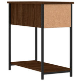 Bedside Cabinet Brown Oak 30x60x60 cm Engineered Wood - Low Angle