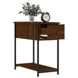 Bedside Cabinets 2 pcs Brown Oak 30x60x60 cm Engineered Wood - Top-Down View