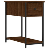 Bedside Cabinets 2 pcs Brown Oak 30x60x60 cm Engineered Wood - 45-Degree Angle