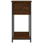 Bedside Cabinets 2 pcs Brown Oak 30x60x60 cm Engineered Wood