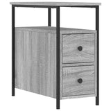 Bedside Cabinets 2 pcs Grey Sonoma 30x60x60 cm Engineered Wood - 45-Degree Angle