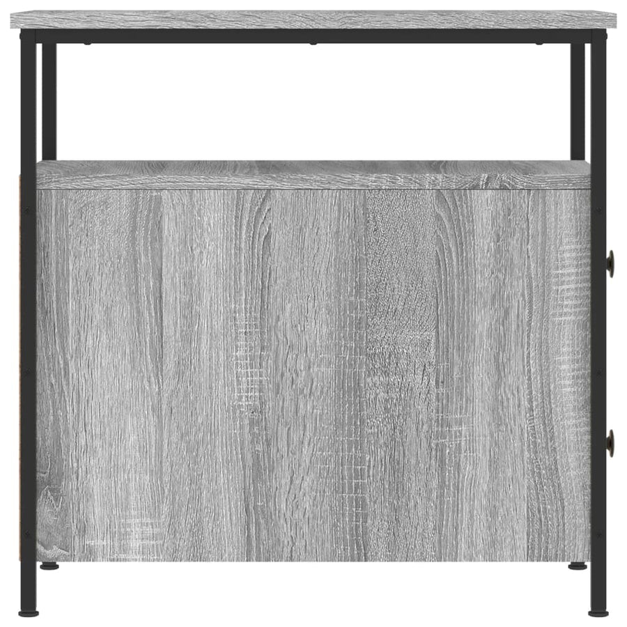 Bedside Cabinets 2 pcs Grey Sonoma 30x60x60 cm Engineered Wood