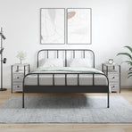 Bedside Cabinets 2 pcs Grey Sonoma 30x60x60 cm Engineered Wood