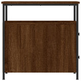 Bedside Cabinet Brown Oak 30x60x60 cm Engineered Wood - Close-Up Angle
