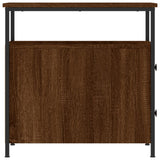 Bedside Cabinets 2 pcs Brown Oak 30x60x60 cm Engineered Wood - Low Angle