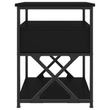 Bedside Cabinets 2 pcs Black 40x42x55 cm Engineered Wood
