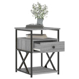 Bedside Cabinets 2 pcs Grey Sonoma 40x42x55 cm Engineered Wood