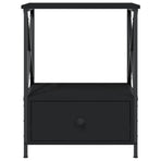 Bedside Tables 2 pcs Black 50x41x65 cm Engineered Wood