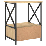 Bedside Tables 2 pcs Sonoma Oak 50x41x65 cm Engineered Wood - Extra Image